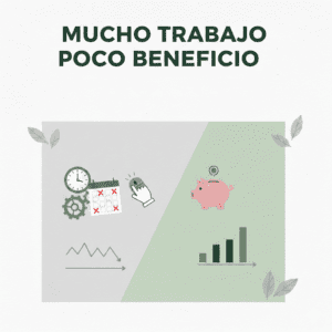 Horas dedicadas a gestionar precios sin ver resultados claros.